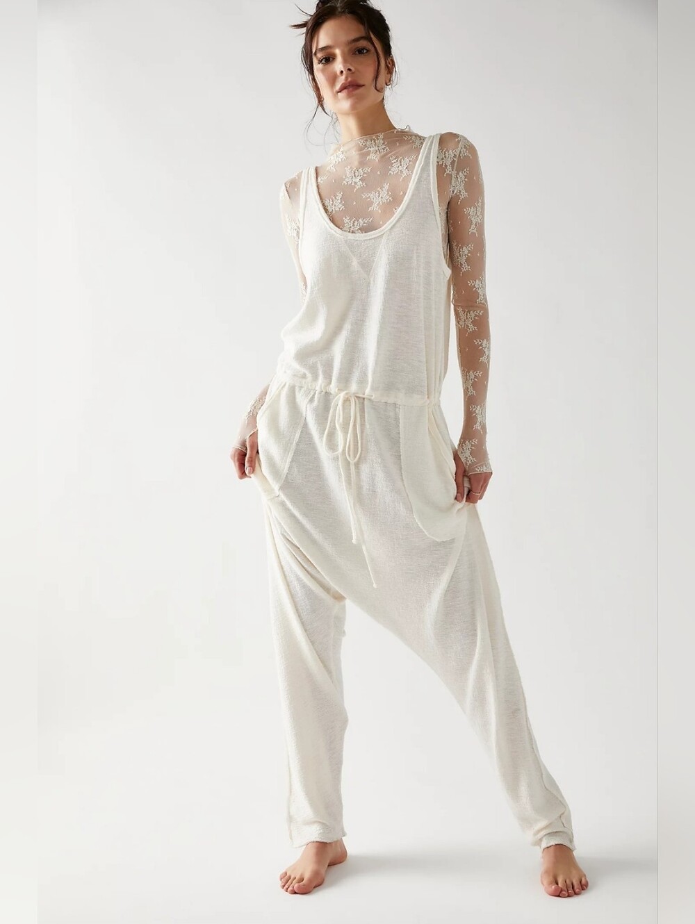 Free People On A Cloud Jumpsuit